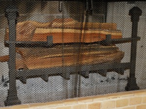 Don’t forget your fireplace grate in the summer.